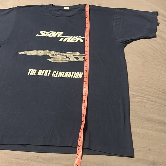 Vintage Thin Star Trek The Next Generation Tshirt - Picture 9 of 11